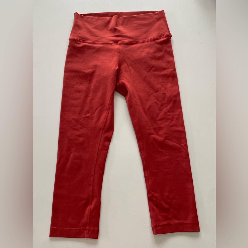 Lululemon Leggings, size 8, orange